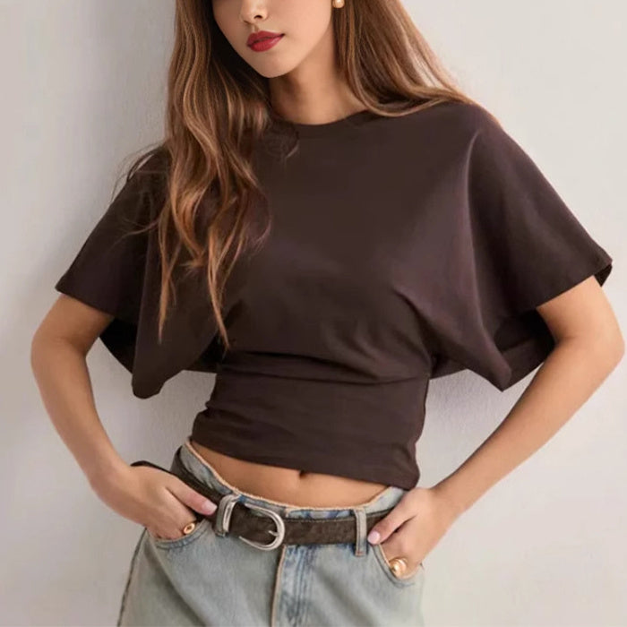 Summer Batwing Sleeve T-shirt