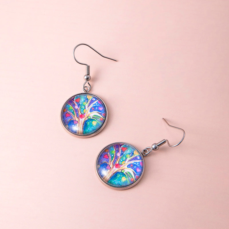 Tree Of Life Dangle Earrings