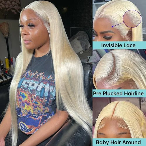Blonde Lace Front Human Hair Wigs